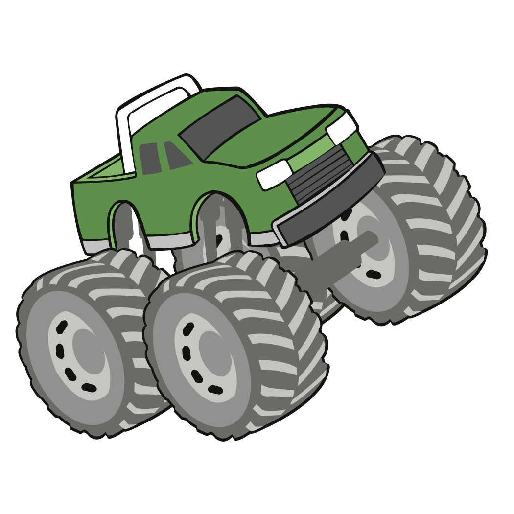 1050x1050 Blaze Monster Truck Svg