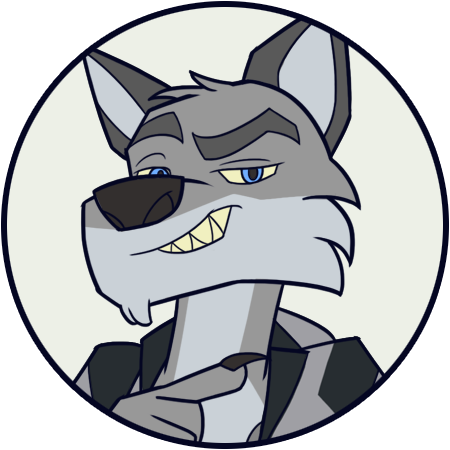 450x450 Wolf Outline Clipart