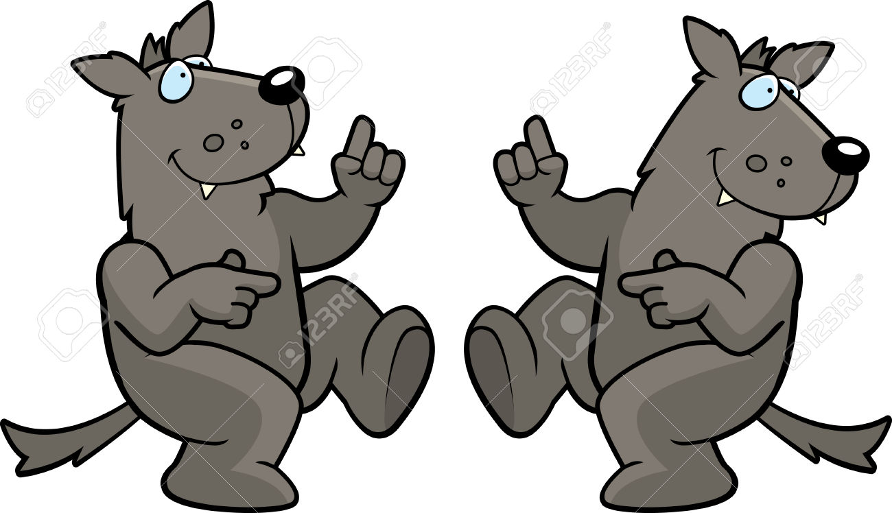 1300x748 Animated Wolf Clipart Collection