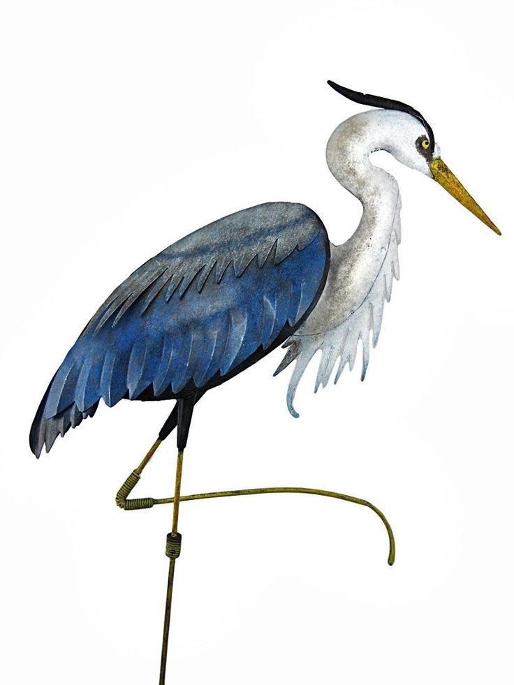 736x981 Great Blue Heron Clipart Art Deco
