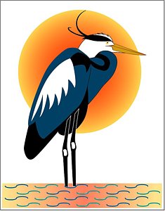 235x300 Great Blue Heron Drawings Fine Art America