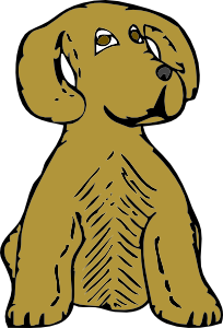 204x300 Dog Front View Clip Art Free Vector 4vector