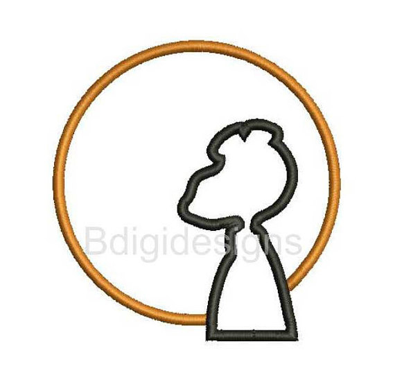 570x564 The Great Pumpkin Charlie Brown Halloween Applique Embroidery