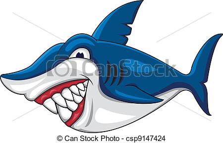 450x288 Angry Shark Cartoon Eps Vector