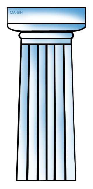 319x648 Architecture Clip Art By Phillip Martin, Greek Doric Column