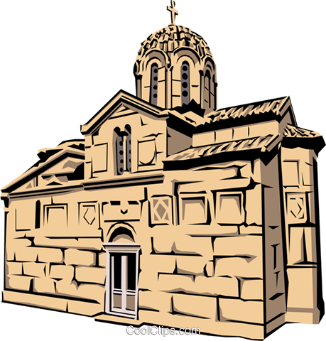459x480 Greek Church Royalty Free Vector Clip Art Illustration Arch0141