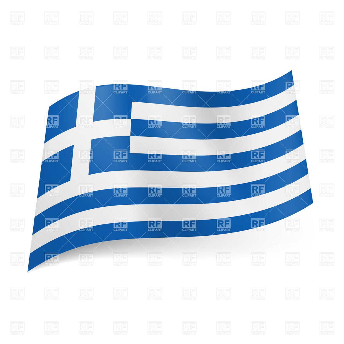 1200x1200 National Flag Of Greece Royalty Free Vector Clip Art Image