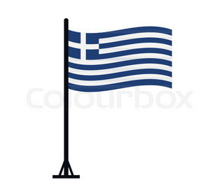320x280 Political Waving Flag Of Greece Stock Vector Colourbox