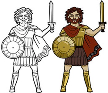 350x301 Greek Gods Clip Art By Ninjawoman Clip Art Studio Tpt