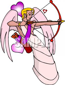 266x350 Royalty Free Clip Art Image Cupid Shooting An Arrow Of Love