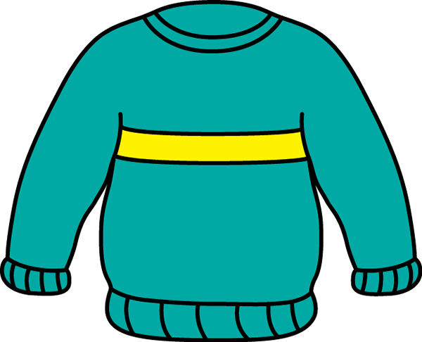 600x486 Sweater Clip Art