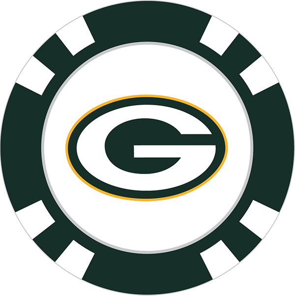 600x602 Green Bay Packers Poker Chip Ball Marker