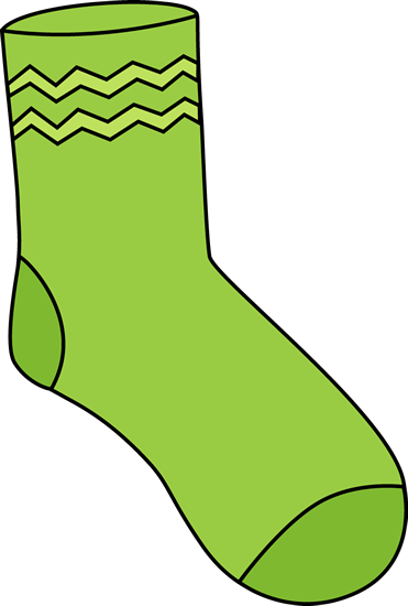 371x550 Green Sock Clip Art