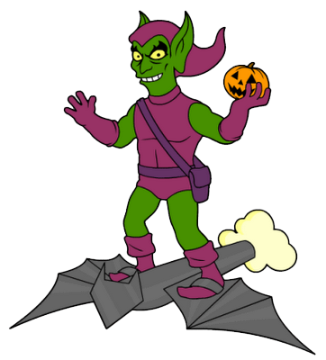 362x400 Green Goblin Spiderman Cartoon By Elnenecool