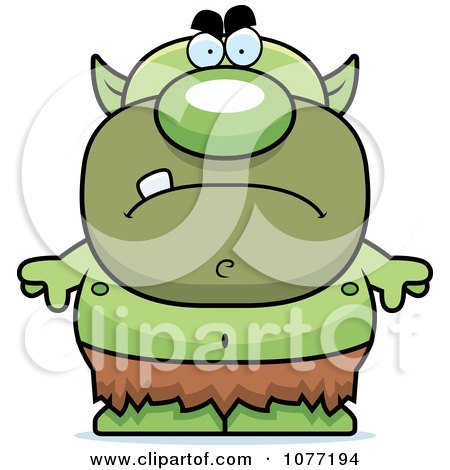 450x470 Royalty Free (Rf) Clip Art Illustration Of A Green Goblin By Cory
