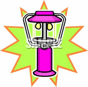300x297 Camping Lantern Clipart
