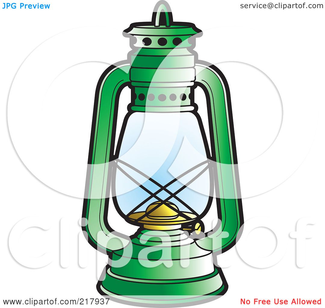 1080x1024 Royalty Free (Rf) Clipart Illustration Of A Green Haricot Lantern