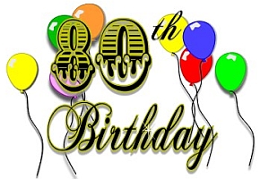 290x200 Pretentious 80th Birthday Clip Art Happy Clipart