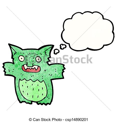 449x470 Gremlin Cartoon Vector Clipart Royalty Free. 301 Gremlin Cartoon