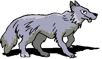 343x199 Free Wolves Clipart