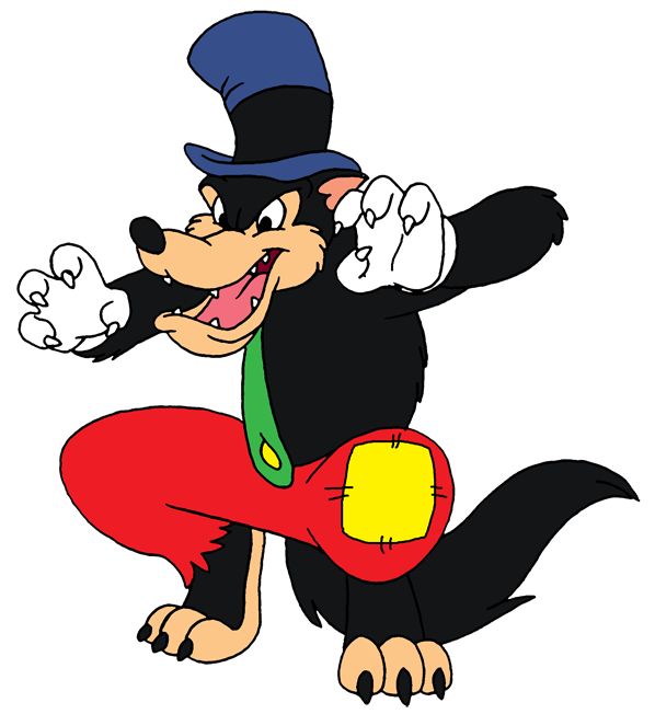 598x652 Big Bad Wolf Clipart Group