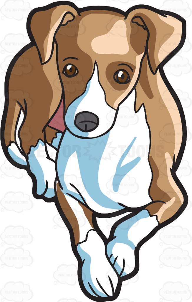 652x1024 A Cute Greyhound Taking A Break Cartoon Clipart Vector Toons