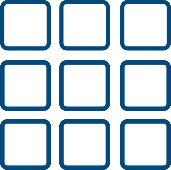 600x597 Grid 9 Windows Clip Art