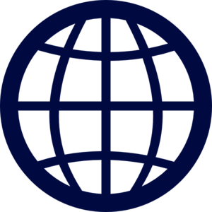 300x300 Grid World Sphere By Calerov Clip Art