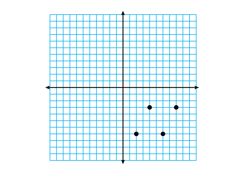 800x600 Math Clip Art Points On Coordinate Grid Q4