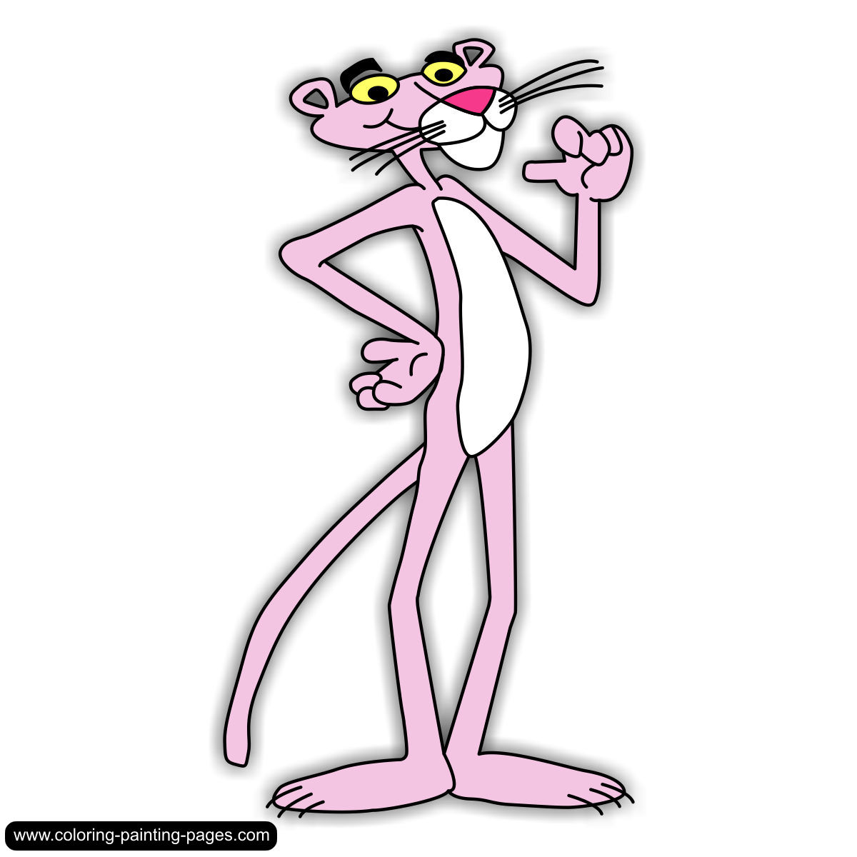 1200x1200 Panther Clipart Pink Colour 3765277