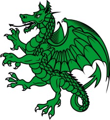 225x247 Clipart Dragon Heraldry