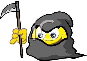 350x247 Royalty Free Clipart Image Smiley Character Dressed Up Like