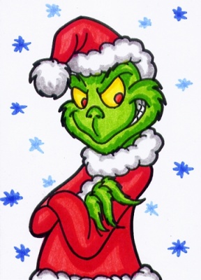 288x400 The Grinch Full Body Clipart