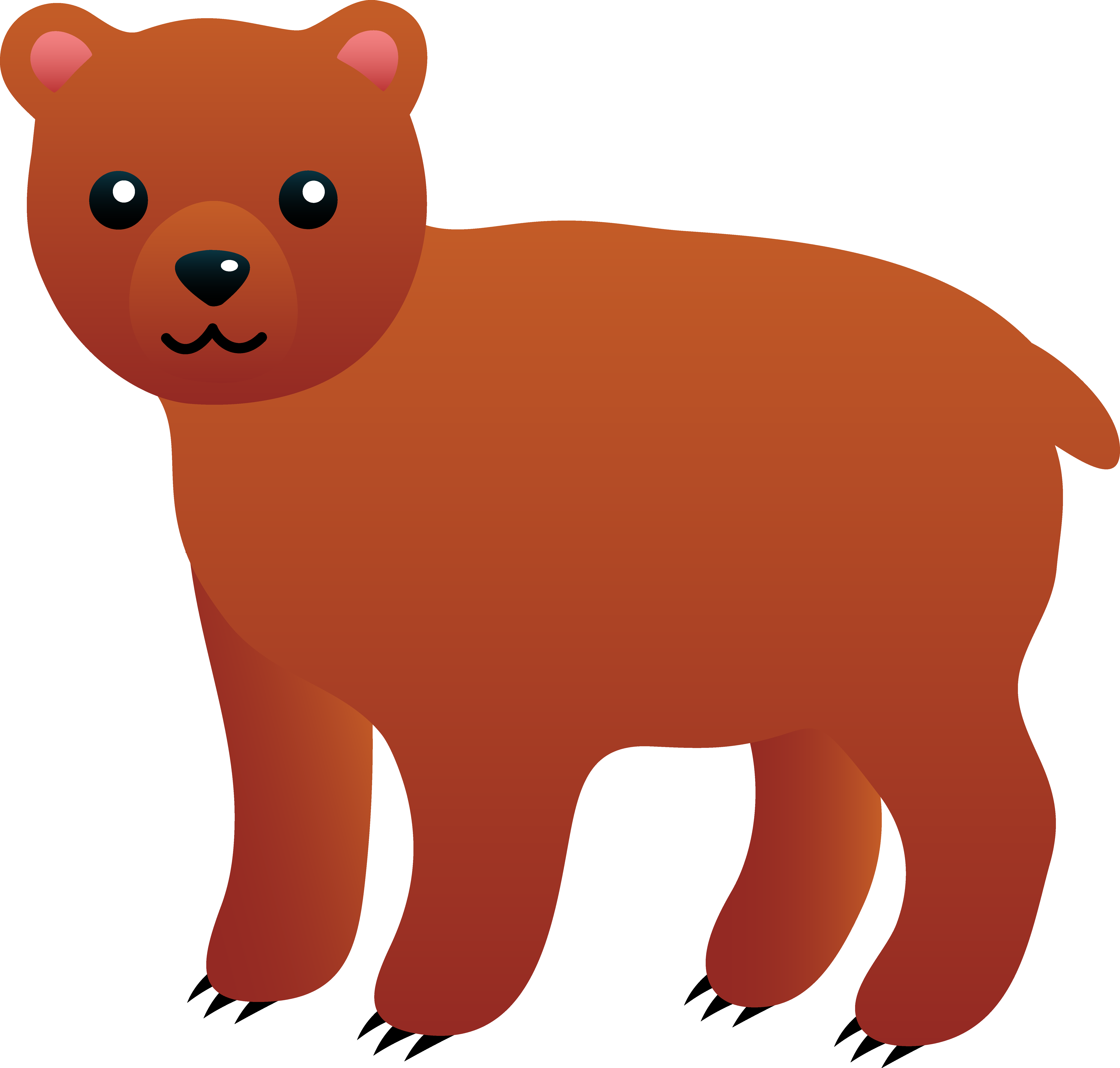 6342x6048 Grizzly Bear Clipart Cute