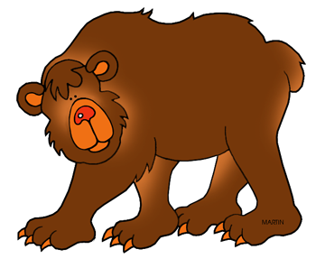 360x297 United States Clip Art By Phillip Martin, State Animal Of Montana