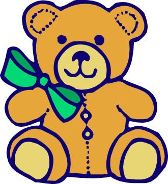 330x360 Blue Cartoon Bears Clip Art