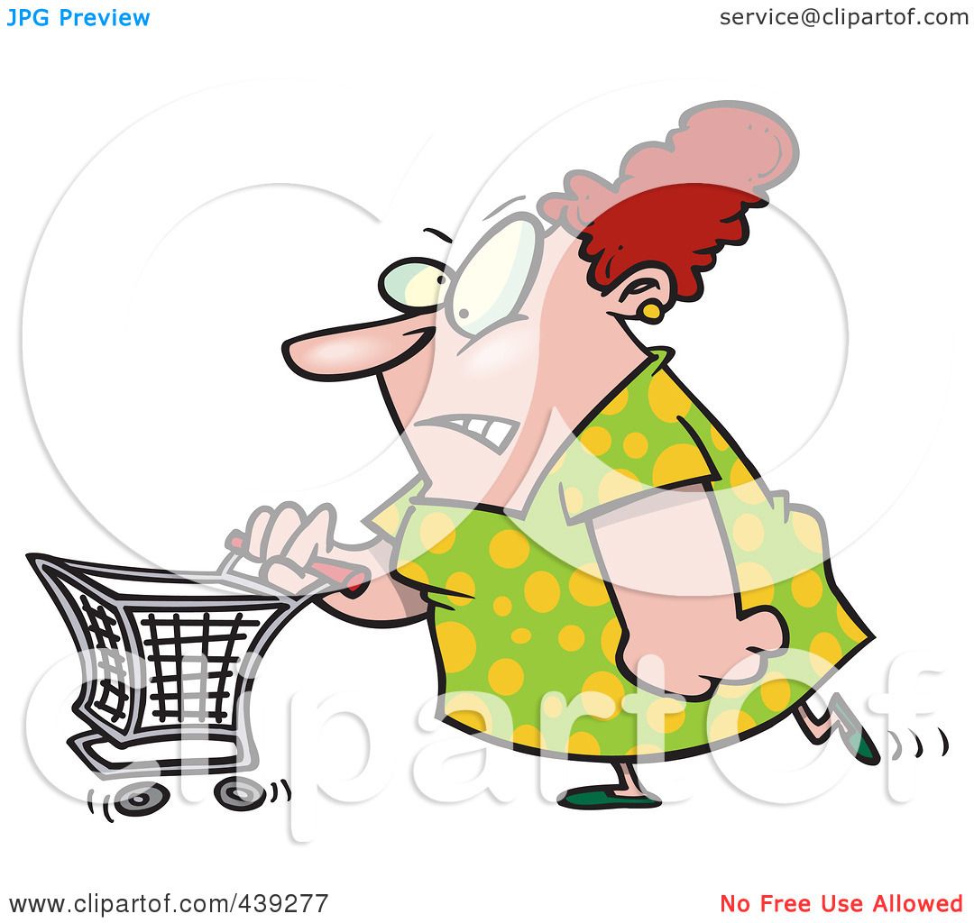 1080x1024 Royalty Free Grocery Shopping Illustrations By Toonaday Page 1