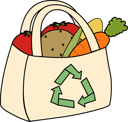 500x475 Clip Art Of Shopping Bags For Grocery Store