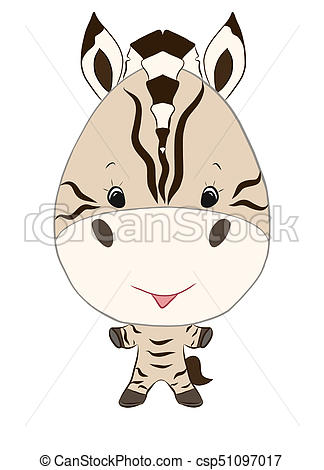 324x470 Vrolijk, Gekke , Hoofd, Zebra, Groot Clipart