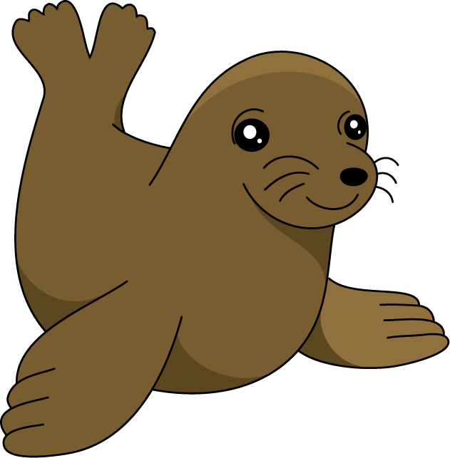 631x643 Sea Lion Clip Art