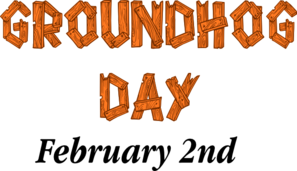 297x171 Groundhog Day Sign Clip Art