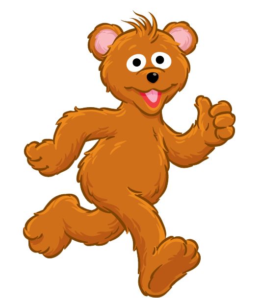 532x609 Similiar Sesame Street Baby Bear Clip Art Keywords