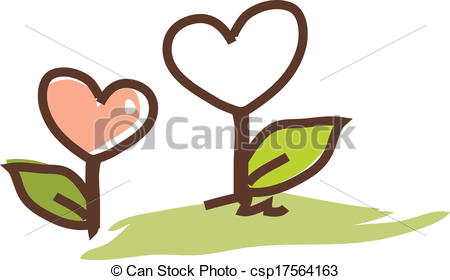 450x280 A Growing Flowers Clip Art Vector