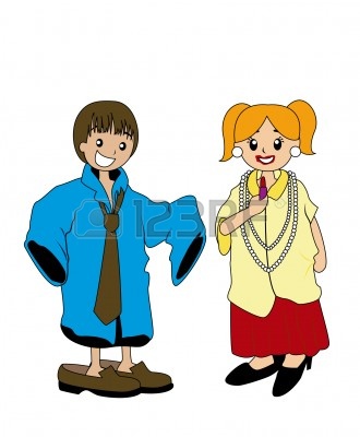 330x400 Preschool Children Playing Dress Up Clipart