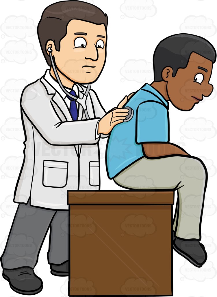 751x1024 Doctor With Stethoscope Clipart