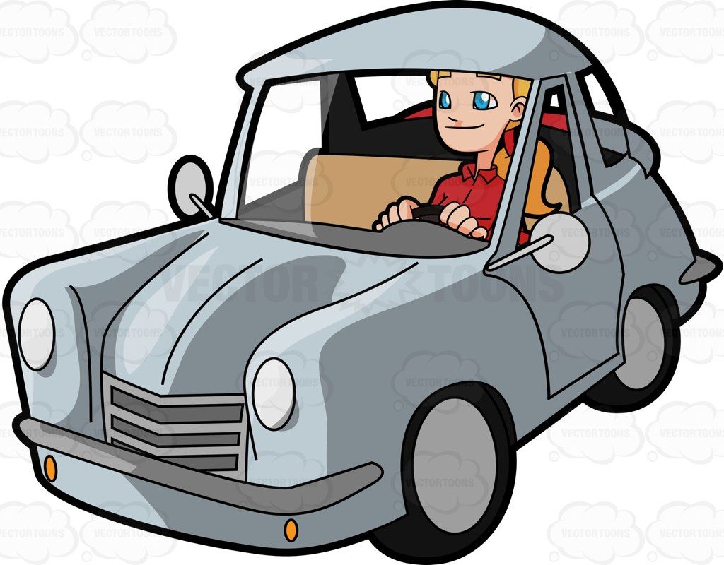 1024x800 A Woman Driving A Mini Car