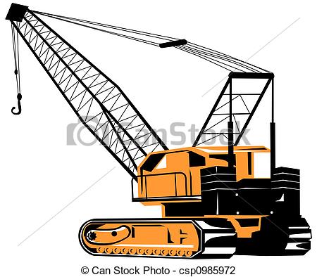 450x394 Gru. Equipments, Costruzione, Illustrazione Clip Art