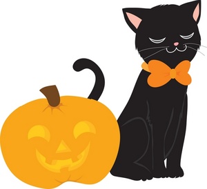 300x274 Black Cat Clipart Dog Black
