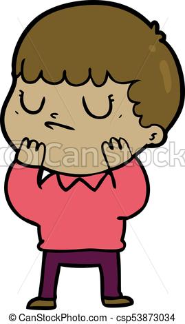 269x470 Cartoon Grumpy Boy Vectors