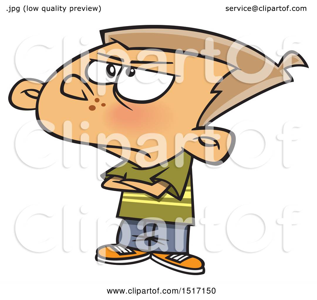 1080x1024 Clipart Of A Cartoon Grumpy Boy